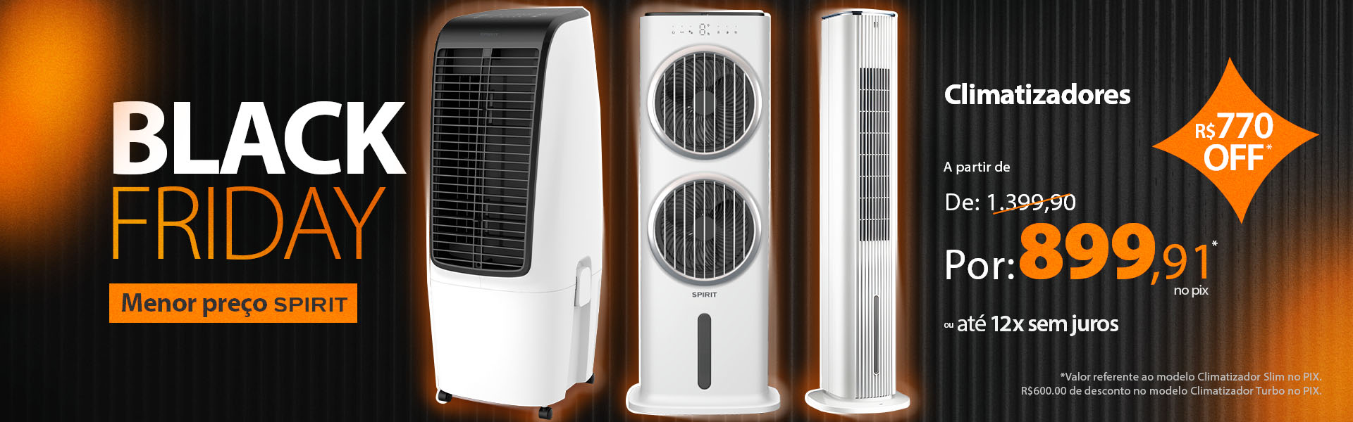 Black Friday Climatizadores Spirit
