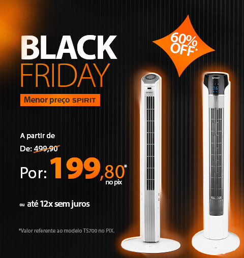 Black Friday Ventiladores Torre Spirit