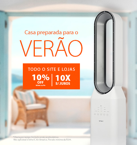 Circulador de Ar Sem Hélices SPIRIT para preparar seu conforto para o verão!