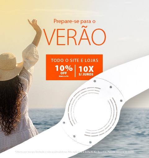 Prepare seu conforto para o Verão com Ventiladores SPIRIT em 10X Sem Juros ou 10%OFF!