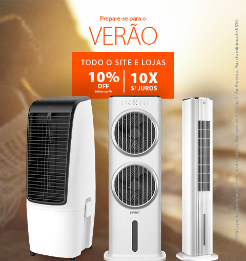 Climatizador de Ar SPIRIT para preparar seu conforto para o verão!