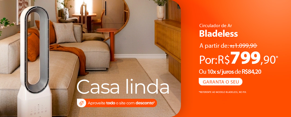 Ventilador Sem Hélices SPIRIT com Desconto Exclusivo, só agora!