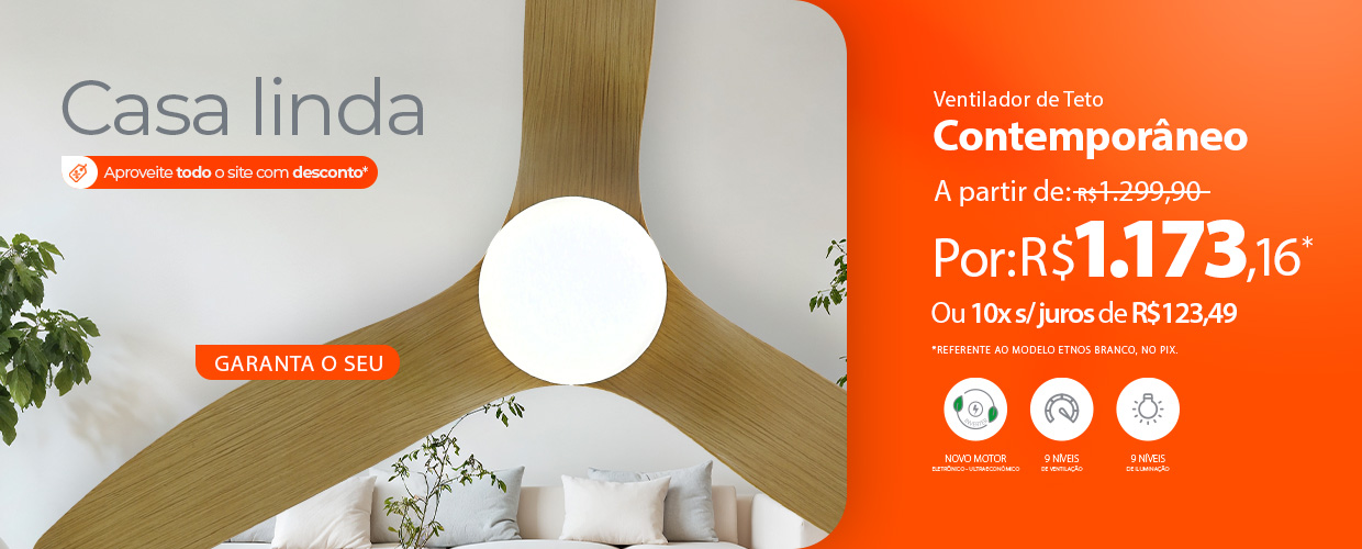 Conheça a Nova linha de Ventiladores SPIRIT Contemporânea!