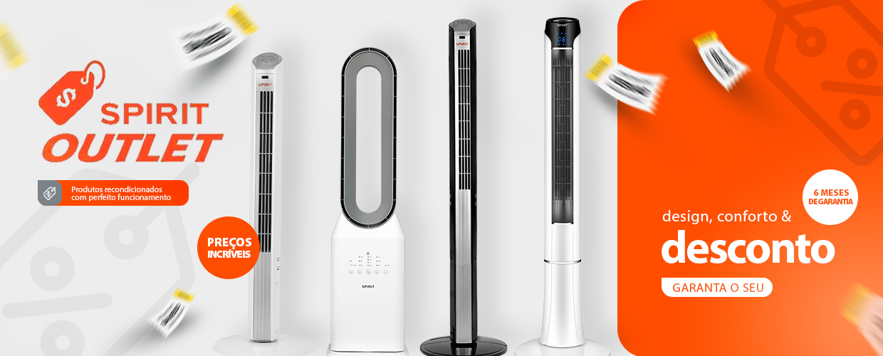 O máximo da tecnologia e design pelo melhor preço! Conheça os recondicionados Outlet SPIRIT*