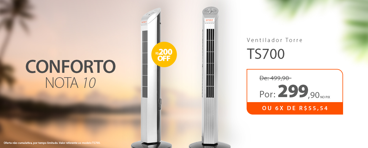 Ventiladores Portáteis com 20% de Desconto no PIX ou 10%OFF em 10X Sem Juros   *