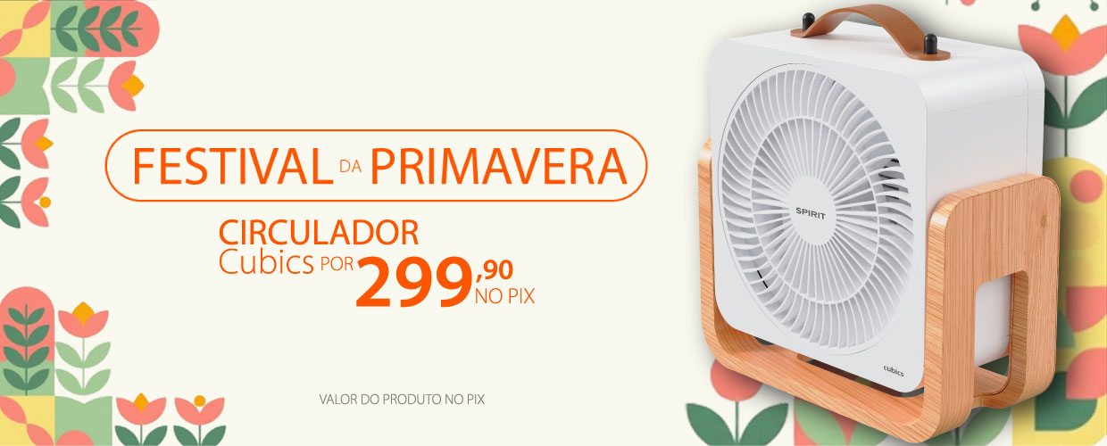 Ventiladores portáteis com descontos incríveis na Primavera SPIRIT!*