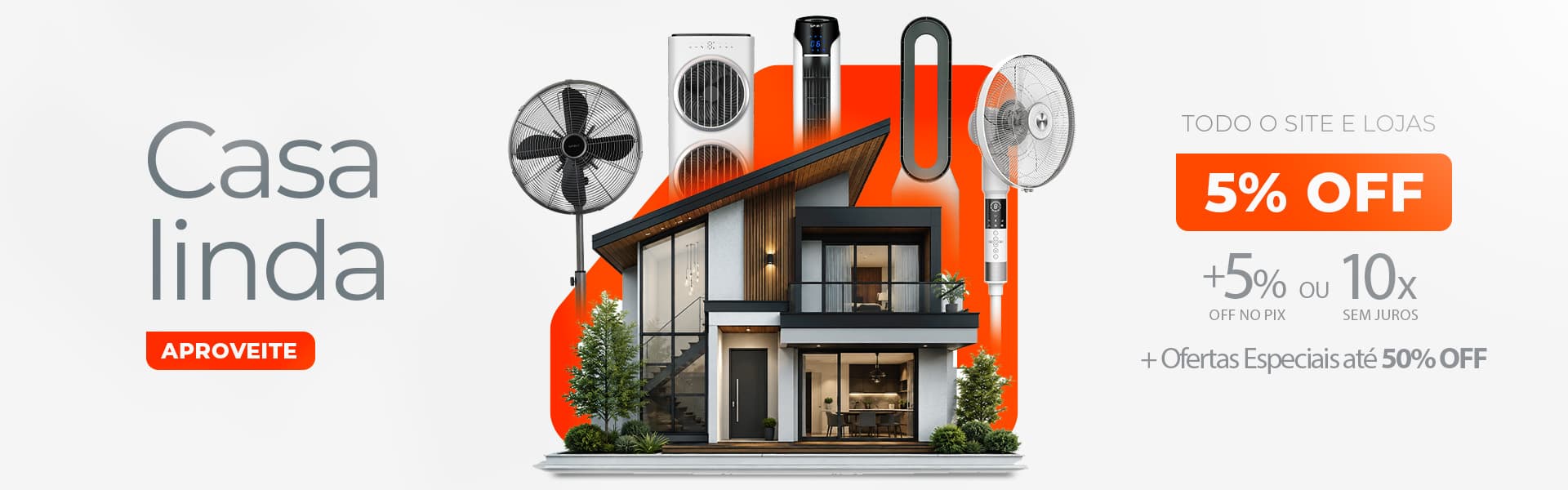Casa Linda com SPIRIT: Até 50% OFF e 10X Sem Juros!