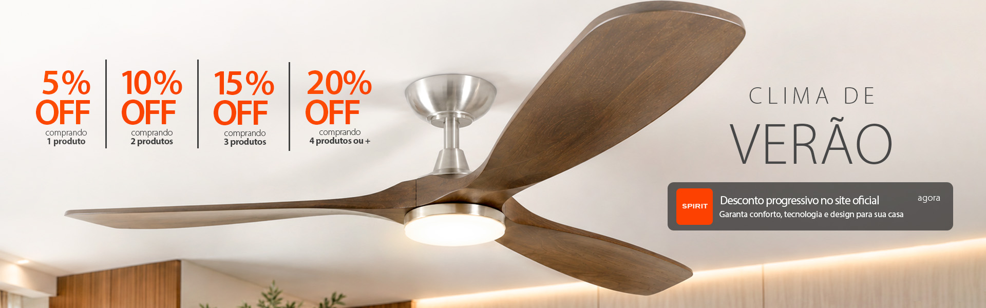 Clima de Verão com Descontos Progressivos até 20% OFF!*