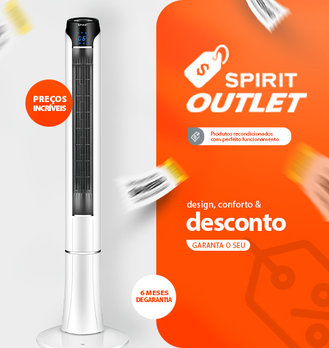 O máximo da tecnologia e design pelo melhor preço! Conheça os recondicionados Outlet SPIRIT*