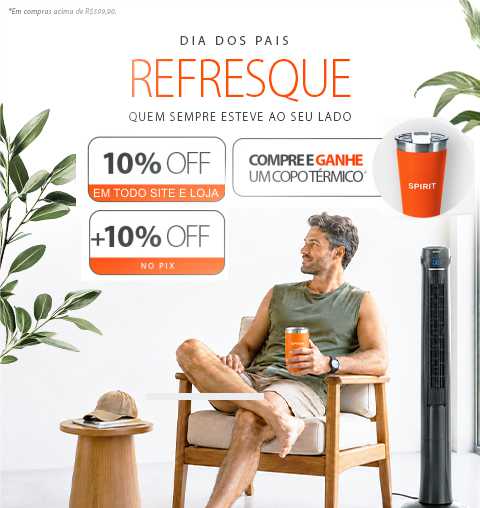 Quinzena dos Pais - Até 20% OFF no PIX e Um Presentão pro Papai na sua compra!*