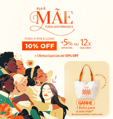 Dia das Mães com a SPIRIT: Ganhe um lindoo presente para a mamãe e aproveite Ofertas Especiais Até 50% OFF!