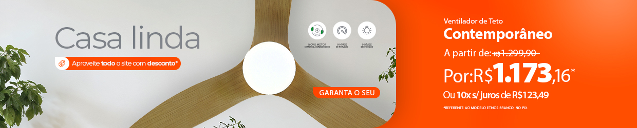 Conheça a Nova Linha de Ventiladores Contemporânea 