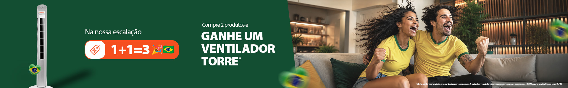 Ventilador Triplo SPIRIT: Aproveite as condições especiais!