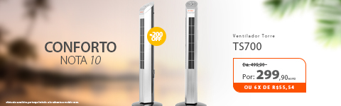 Aproveite Ventilador SPIRIT Torre com Condições Especiais