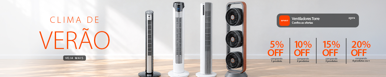 Ventiladores torre SPIRIT: chegaram os novos modelos de ventilador torre