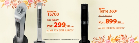 Aproveite Ventilador SPIRIT Torre com Condições Especiais