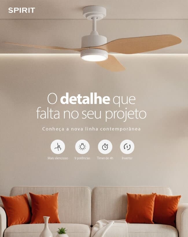 Siga Ventilador de teto Spirit no Instagram