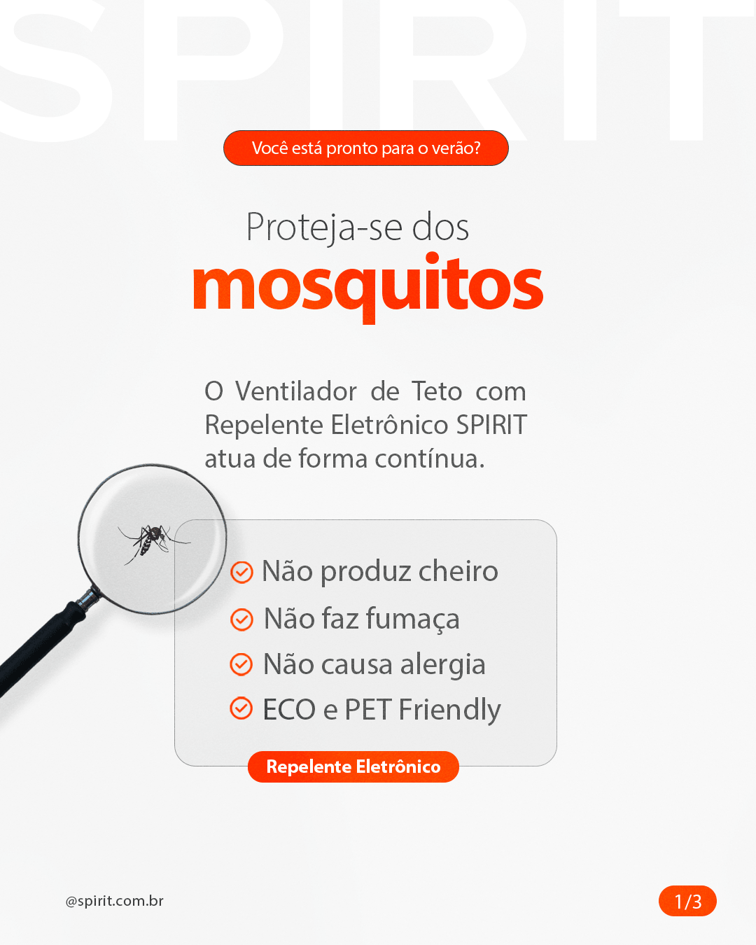 Siga Ventilador de teto Spirit no Instagram