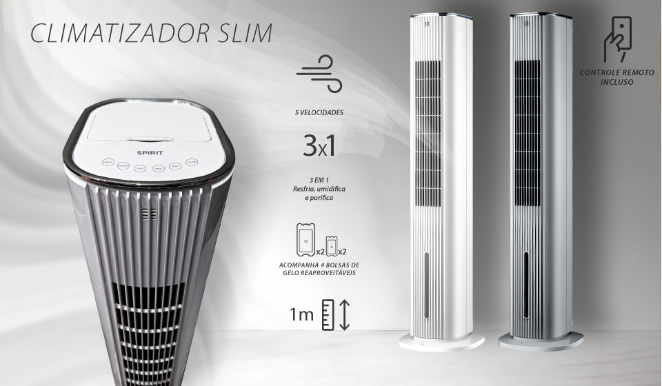 Climatizador SPIRIT SLIM 7 litros