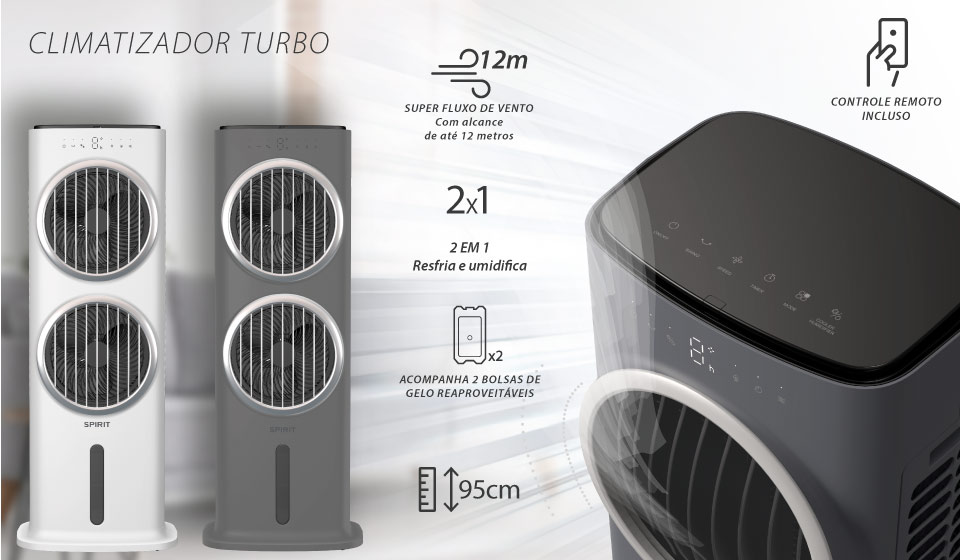 Climatizador SPIRIT Turbo 10 litros